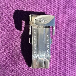 Breitling Silver Watch Clasp